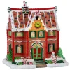 Lemax 15826 - Peppermint House, Battery-Operated (4.5-Volt) - Sugar N Spice Christmas Houses & Buildings