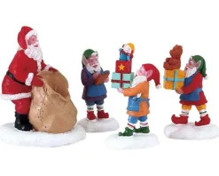 Lemax 72553 - Present Procession, Set Of 4 - Figurines