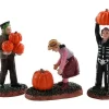 Lemax 82565 - Pumpkin Pickers, Set Of 3 - Spooky Town Figurines