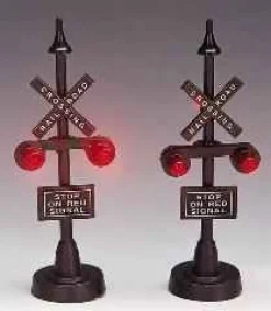 Lemax 34954 - Railway Stop Light, Set Of 2, Battery-Operated (4.5V) - Christmas Village Misc. Accessories