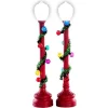 Lemax 74229 - Red Globe Street Lamp, Set Of 2, Battery-Operated (4.5V) - Misc. Accessories