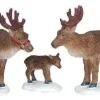 Lemax 62242 - Reindeer, Set Of 3 - Christmas Village Figurines