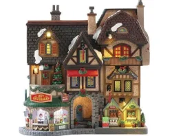 Lemax 85315 - River Moor's Christmas Street Festival, Battery-Operated (4.5V) - Facades