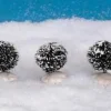 Lemax 14006 - Round Bristle Tree, Set Of 3, Mini - Christmas Village Trees