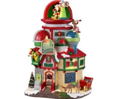 Lemax 15801 - Santa's Stratospheric Observatory, Battery-Operated (4.5-Volt) - Santa's Wonderland Christmas Village Houses & Buildings