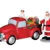 Lemax 53219 - Santa's Truck, Set Of 2 - Christmas Village Table Pieces