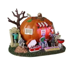 Lemax 25845 - Shinbone Family Reunion, Battery-Operated (4.5-Volt) - Spooky Town Halloween Village Houses & Buildings