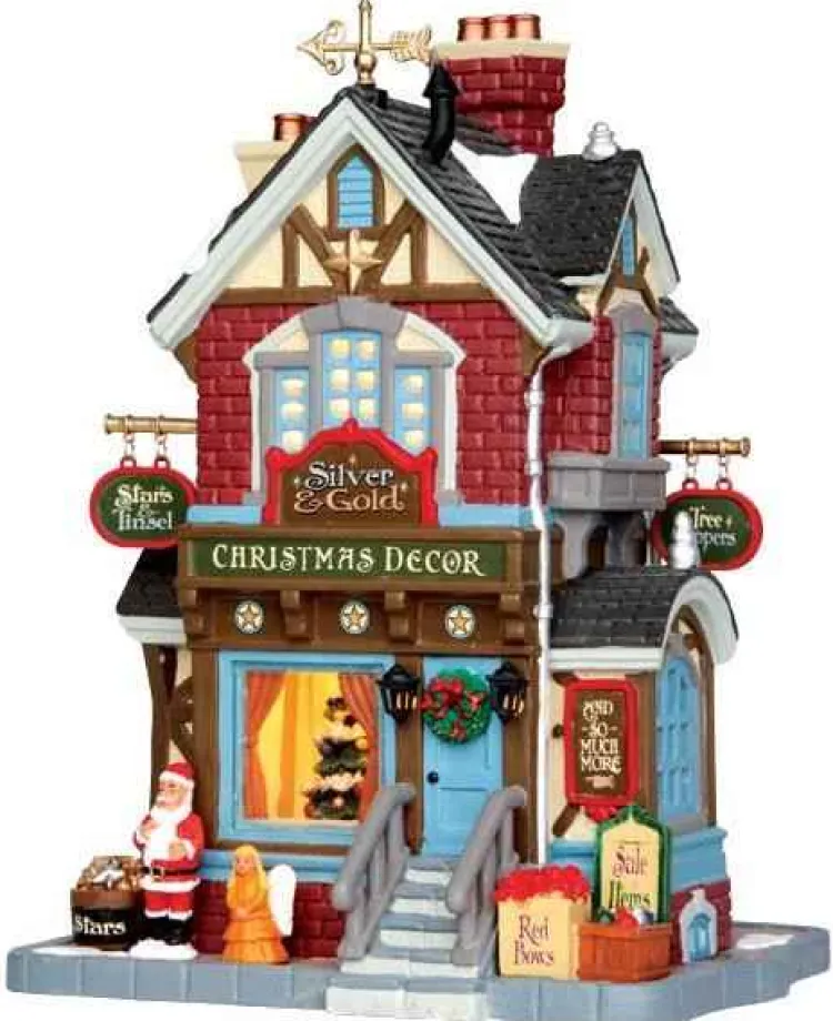 Lemax 45699 - Silver & Gold Shop - Caddington Village Christmas Houses & Buildings
