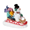 Lemax 22119 - Sledding With Frosty - Christmas Village Figurines