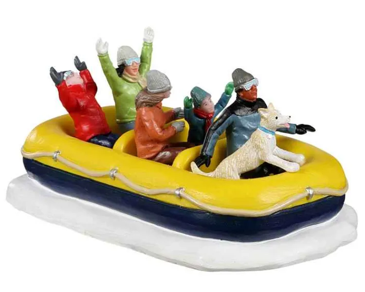 Lemax 23596 - Snow Rafting - Christmas Village Table Pieces