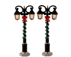 Lemax 34090 - Splendid Lights, Set Of 2, Battery-Operated (4.5-Volt) - Misc. Accessories
