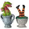 Lemax 24946 - Spooky Planter Urns, Set Of 2 - Spooky Town Halloween Village Accessories