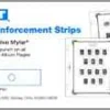 Scott Square Hole Page Reinforcement Mylar