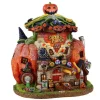 Lemax 25855 - Sugared Pumpkin Candy Shoppe, Battery-Operated (4.5-Volt) - Spooky Town Halloween Village Houses & Buildings