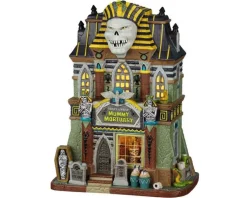 Lemax 25850 - That's A Wrap Mummy Mortuary - Spooky Town Halloween Village Houses & Buildings