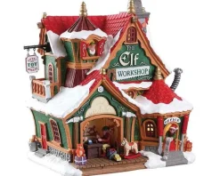 Lemax 75291 - The Elf Workshop, Battery-Operated (4.5V) - Santa's Wonderland