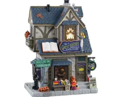 Lemax 15729 - The Ghost Writer's Antique Bookstore - Spooky Town Houses