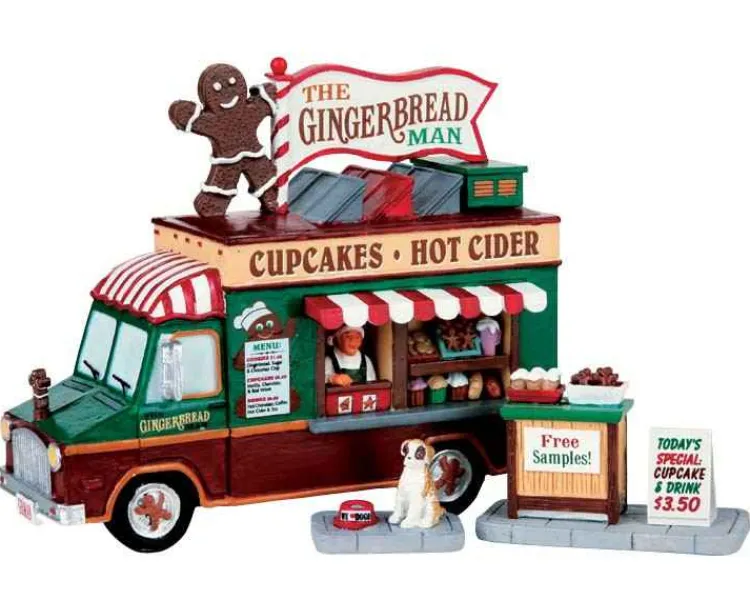 Lemax 63278 - The Gingerbread Man, Set Of 3 - Sugar N Spice Accessories