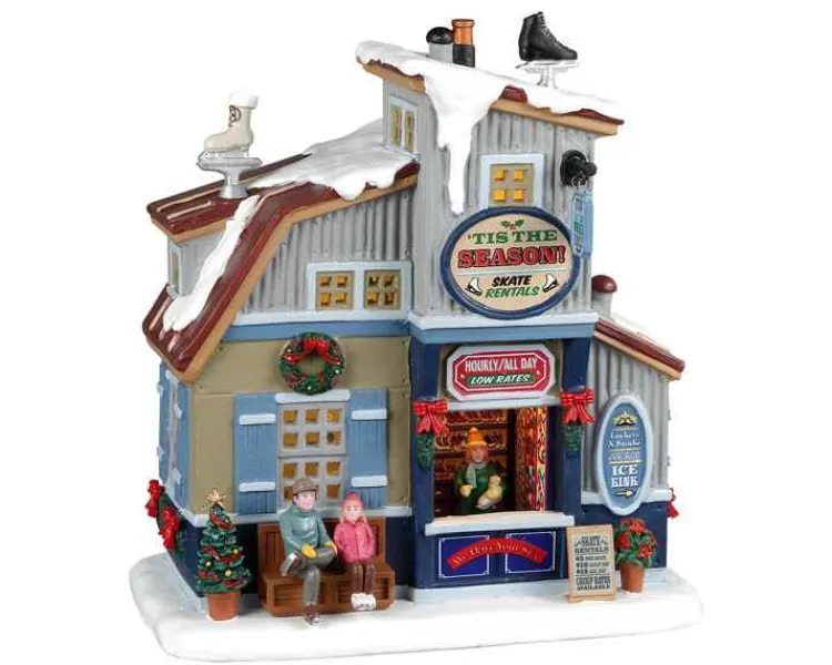 Lemax 25883 - Tis The Season Skate Rentals - Caddington Village Christmas Houses & Buildings