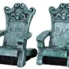 Lemax 34615 - Tombstone Chairs, Set Of 2 - Spooky Town Halloween Village Accessories