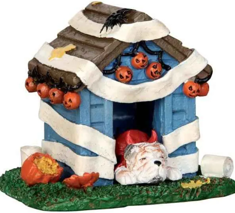 Lemax 44778 - Tricked Out Doghouse - Spooky Town Halloween Village Accessories