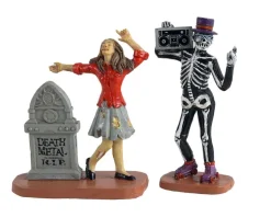 Lemax 12013 - Undead Groove, Set Of 2 - Spooky Town Figurines