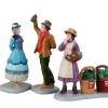 Lemax 22116 - Under The Mistletoe, Set Of 3 - Christmas Village Figurines