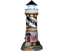 Lemax 65157 - Windy Cape Lighthouse, Battery-Operated (4.5 Volts) - Plymouth Corners