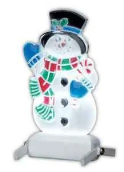 Lemax 04242 - Yard-Light Snowman, B/O (4.5V) - Christmas Village Accessories