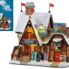 Lemax 15743 - Yonder Peak Ski & Snowboard School, With 4.5V Adaptor - Vail Village