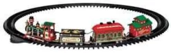 Lemax 24472 - Yuletide Express, Set Of 16, Battery-Operated - Christmas Village Trains & Vehicles